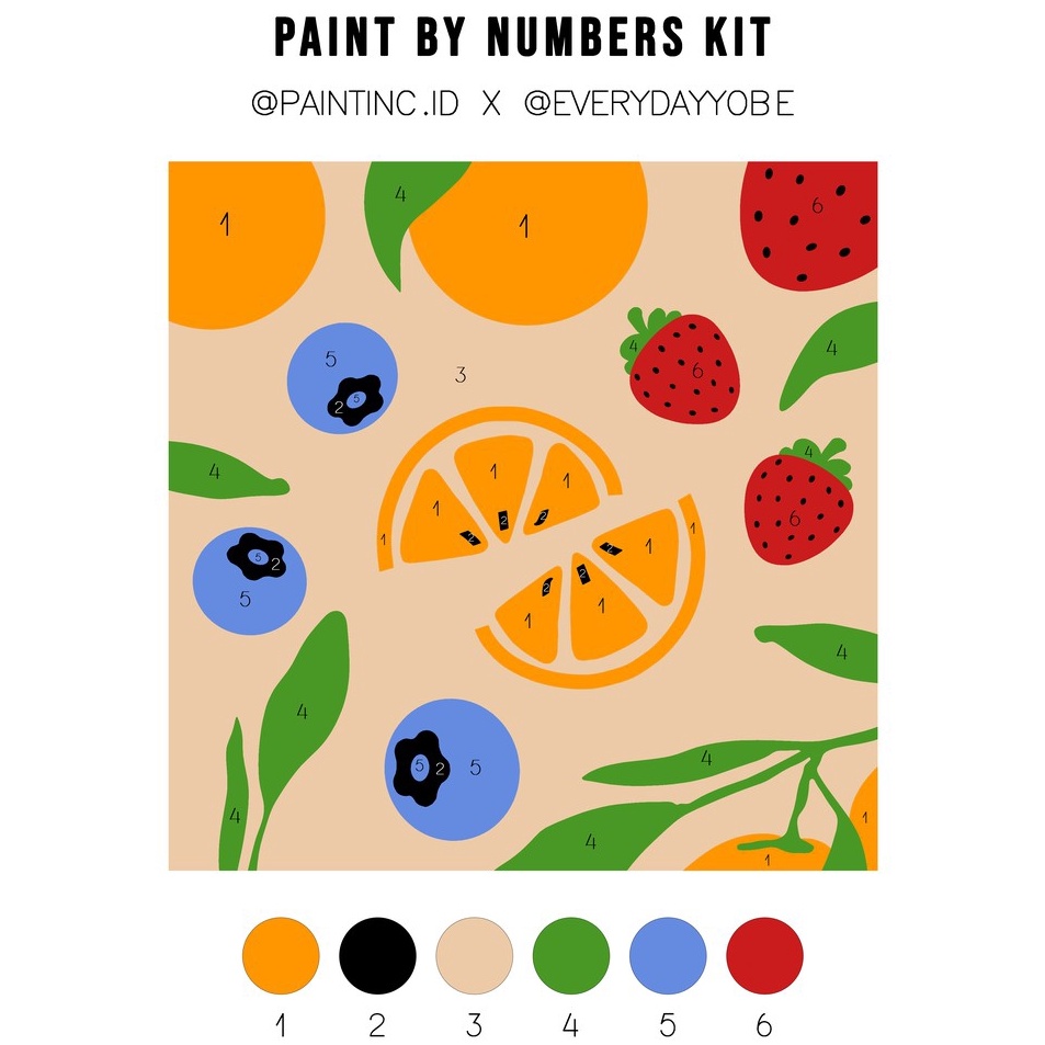 

Paint by Numbers Kit Paintinc ID X Everydayyobe Painting Kit Paint by Number Gifts