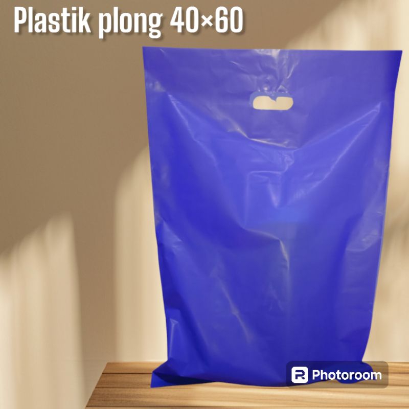 Plastik Oval Plong Shopping bag toko Olshop/Toko baju uk 40×60 (1kg)