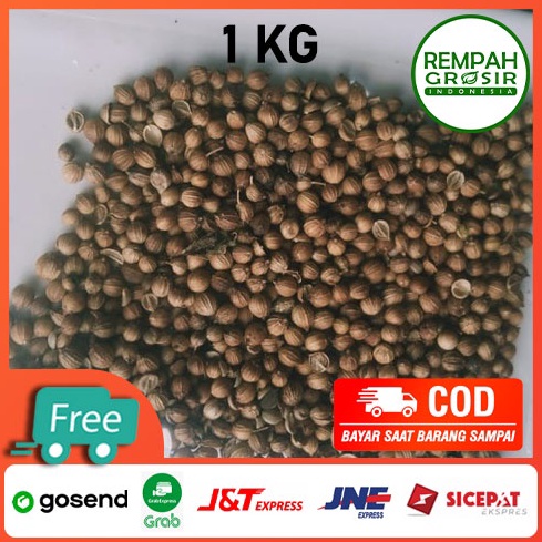 

Terlaris Ketumbar Hitam Butir Ori Asli 1KG 1 Kg Kilo Kiloan Grosir Termurah