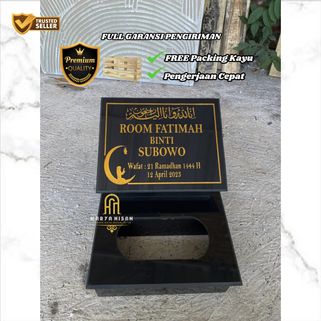 NISAN MAKAM SEKAR BUNGA 40X30