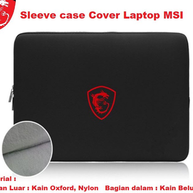 Langka Sleeve case Cover Laptop sarung notebook MSI terbaru
