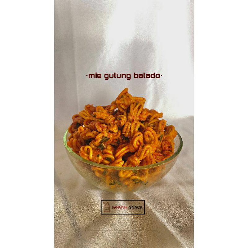 

Mie gulung balado dan original daun jeruk