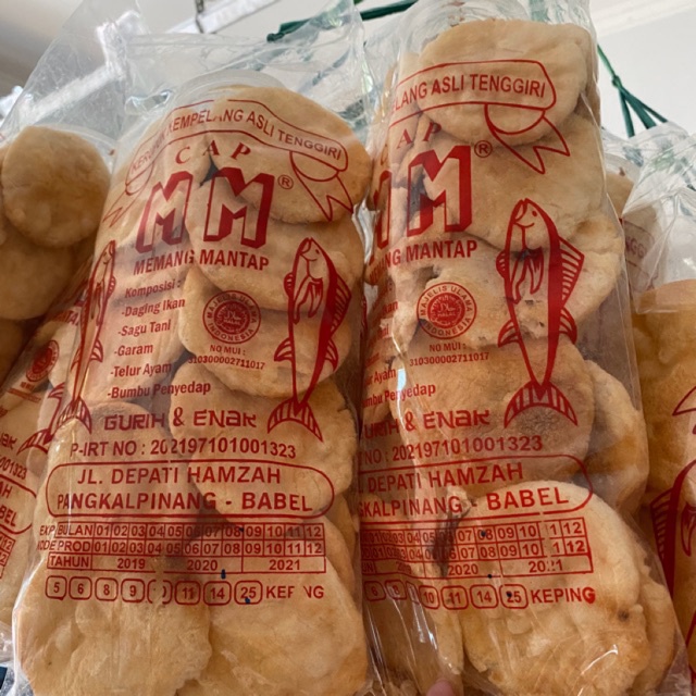 

Terlaris Kemplang Panggang Bangka Cap MM Besar Kemplang Bangka Kerupuk bangka Kemplang Ikan Kerupuk Ikan Snack Bangka