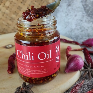 

Terlaris Chili Oil Yovi Minyak Cabai With Crunchy GarlicSambalSambel Dimsum 2gram VeganNon Vegan