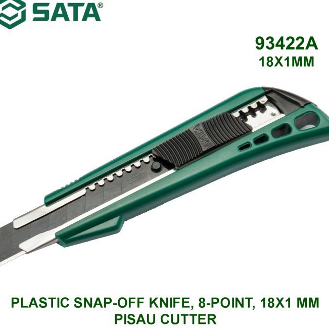 

SATA TOOLS Pisau Cutter 18mm 93422A OLFA SnapOff Blade Cutter
