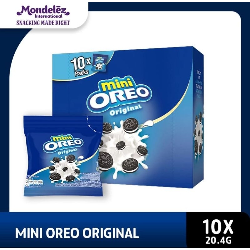 

Mini Oreo Biskuit Original 20.4g (isi 10)