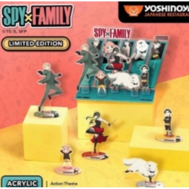yoshinoya kids meal toys edisi spy x family 2024