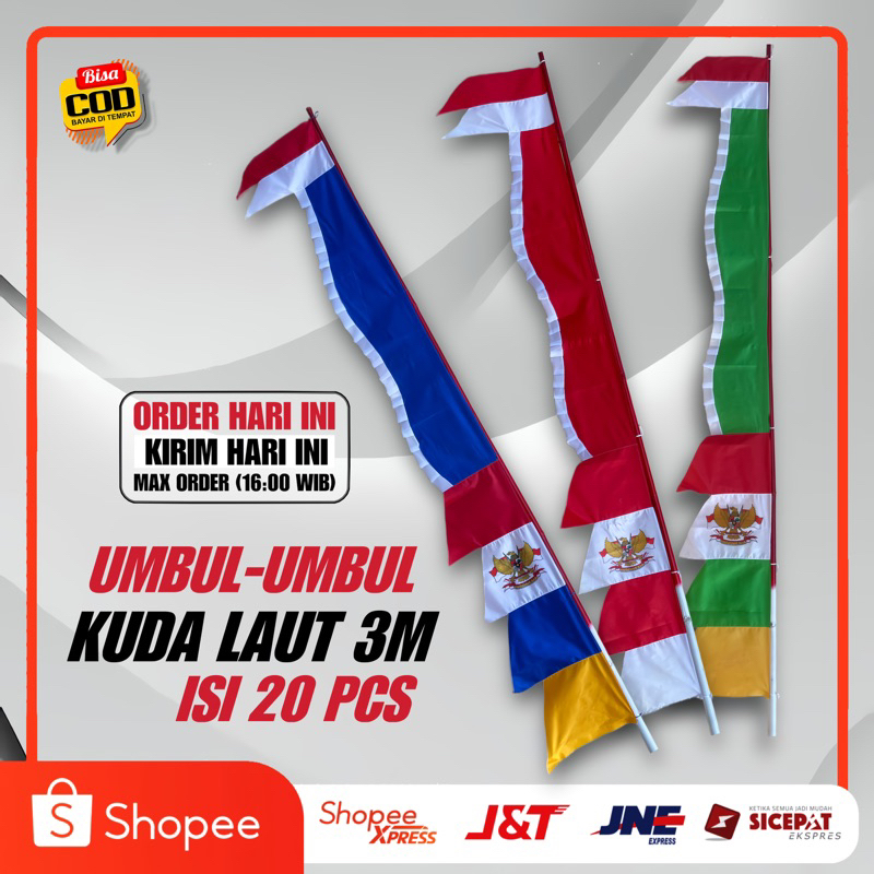 UMBUL-UMBUL KUDA LAUT PAKET ISI 20 PCS