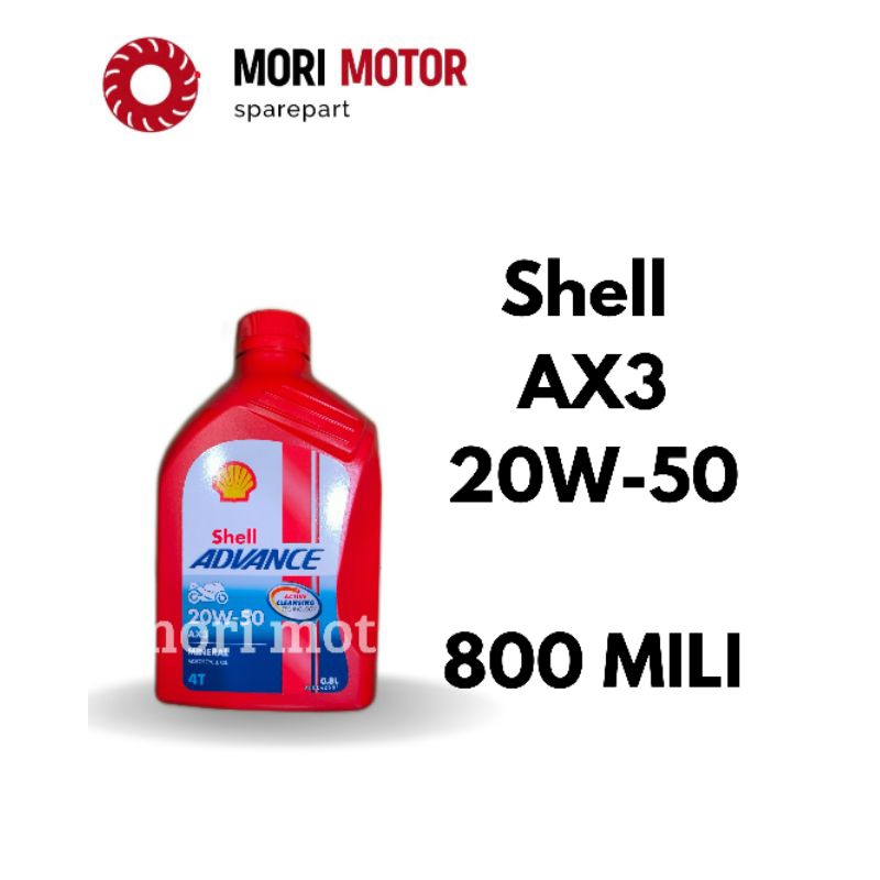 OLI SHELL AX3 20W-50 800ML