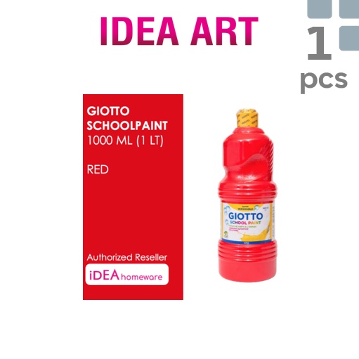 

Giotto School Paint Red Merah 1 ml Cat Air Lukis Super Washable 1 L