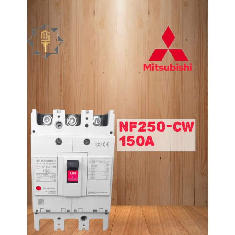 mccb MITSUBISHI NF250-cw 250A siap pakai