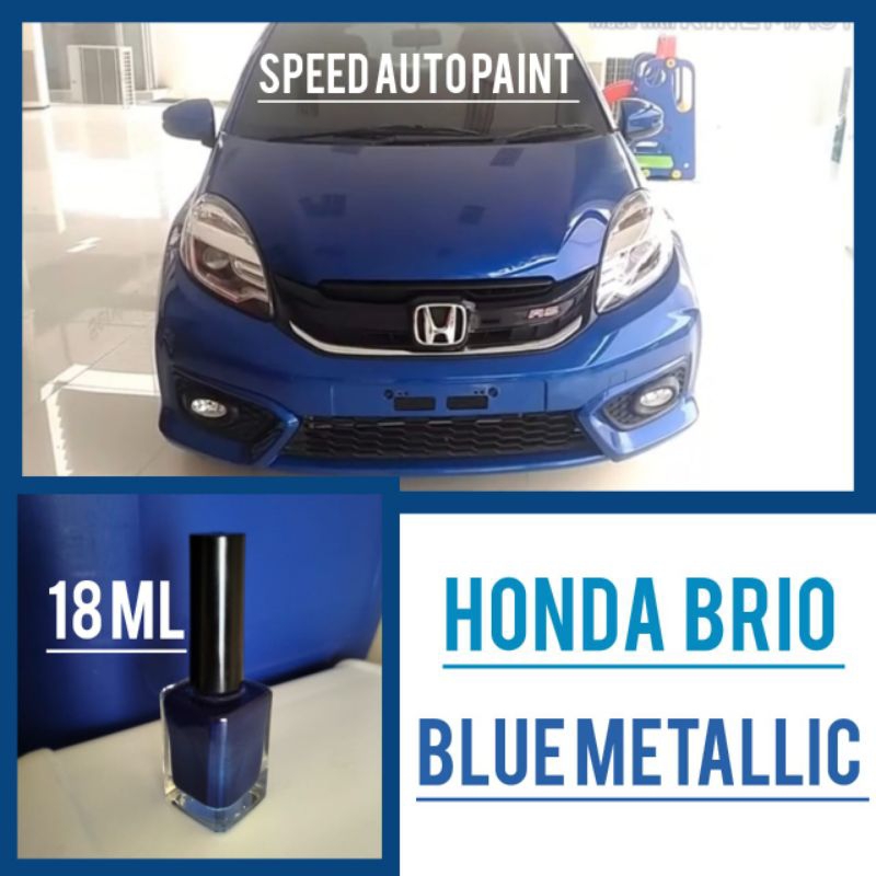 CAT OLES PENGHILANG BARET MOBIL HONDA BLUE METALLIC BRIO LAMA WARNA BIRU METALIK