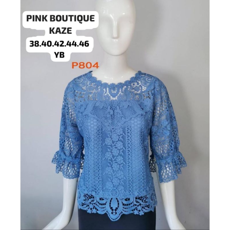 Atasan Blouse Pink Butik Premium Import Bangkok Blouse Wanita Modis Blouse Best Seller