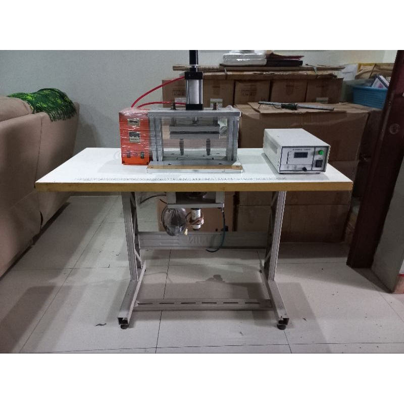 Mesin tas Spunbond emboss Ultrasonic 2 titik