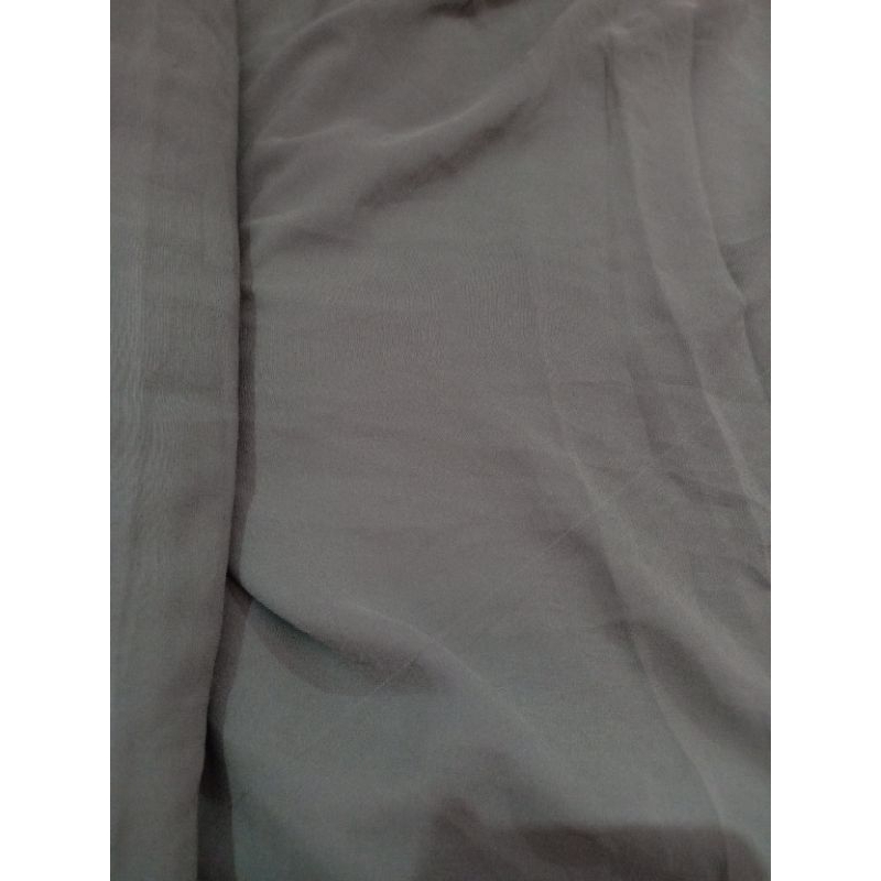 KAIN CERUTI TIPIS POLOS WARNA HIJAU ARMY (REQ PANJANG 50 CM = Rp13.000)