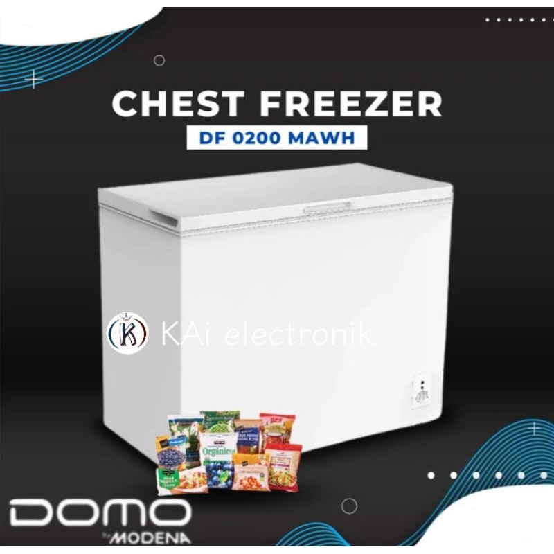 chest freezer 200 liter DOMO by MODENA DF0200MAWH