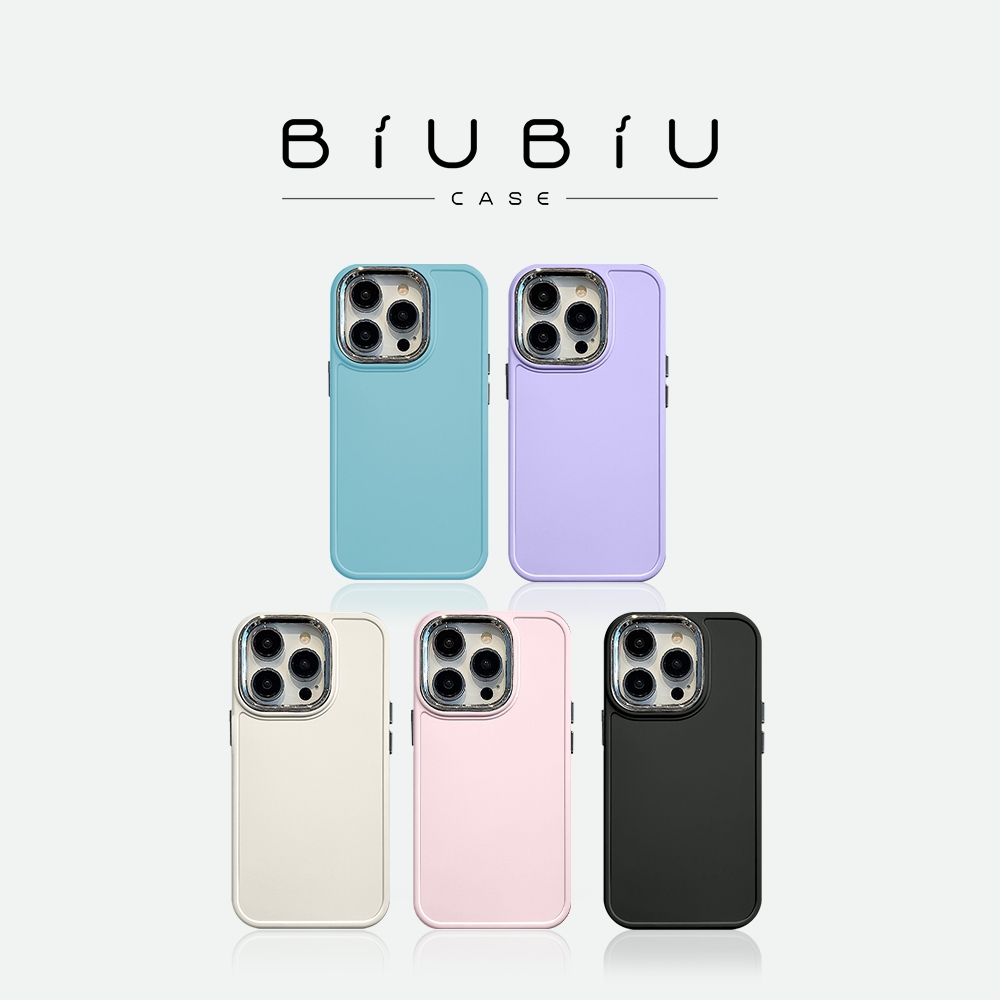 BIU BIU CASE  Macaron Premium Softcase Silikon Compatible for iPhone  11 12 13 14 PRO MAX 7 8 SE 202