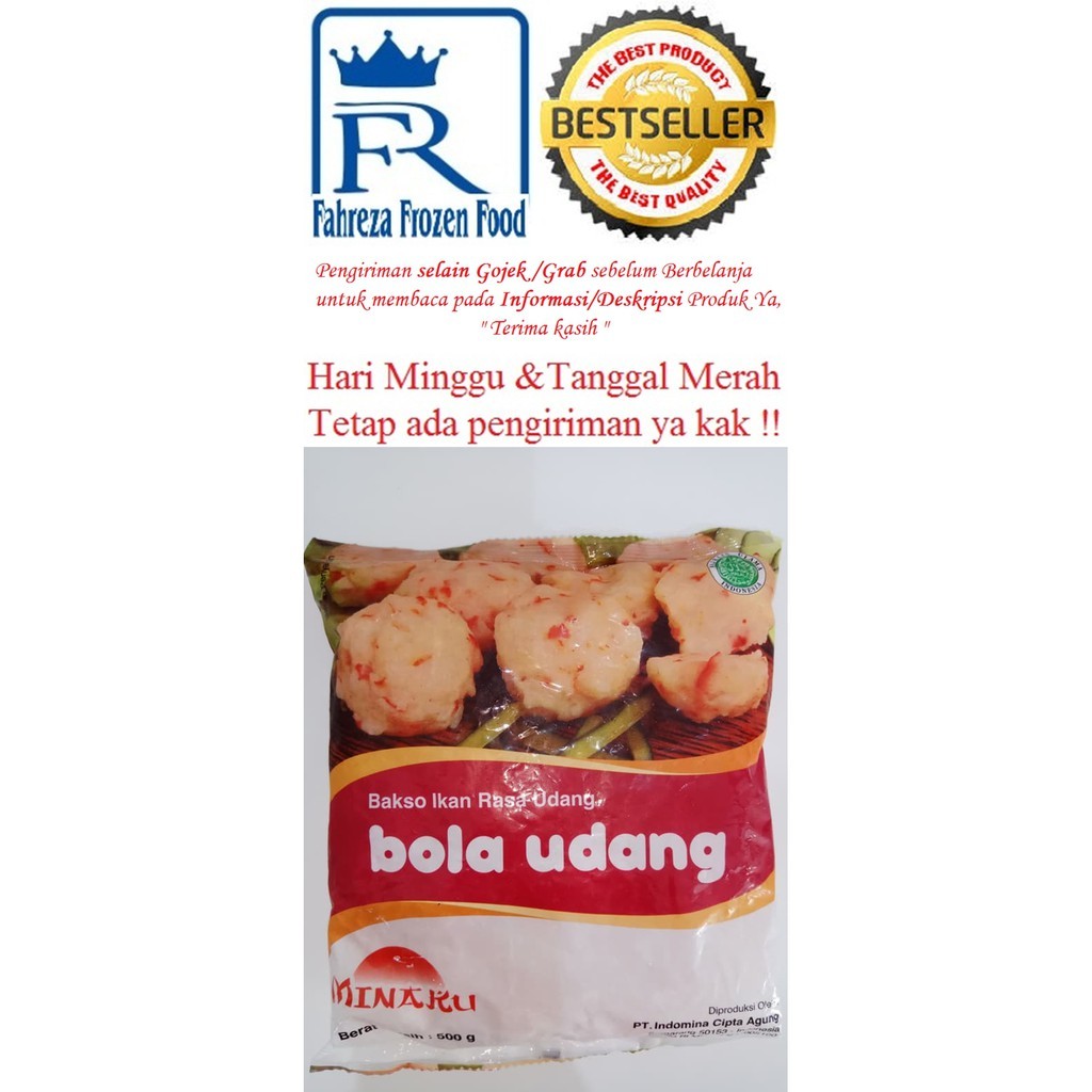 

Minaku Bola Udang 500 Gram Harga Promo