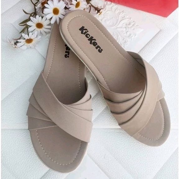 KKY-Sandal Wanita Dewasa Youken Selop Slip On Slipper Sendal Slop Kekinian Cantik