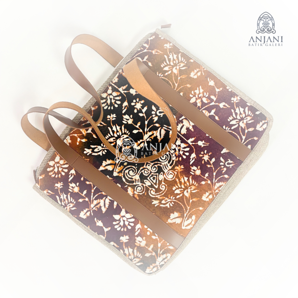 Tas Totebag Batik Motif Banteng Agung Kembang - Anjani Batik Galeri