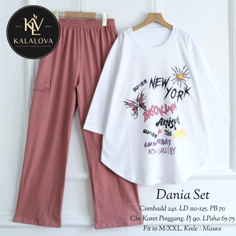 DANIA • CHAFIA SET • EDNA • ANDARA SET • LOUIS SHELA NARITA JOVANA SETELAN ONESET SERIES BY KALALOVA