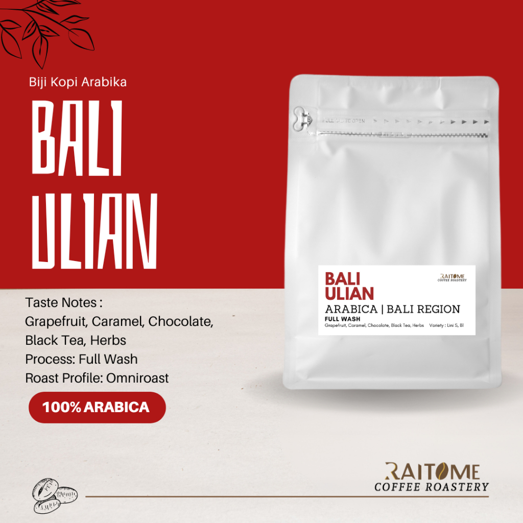 

Biji Kopi Arabika Bali Ulian Washed 200 / 500 / 1000 gram