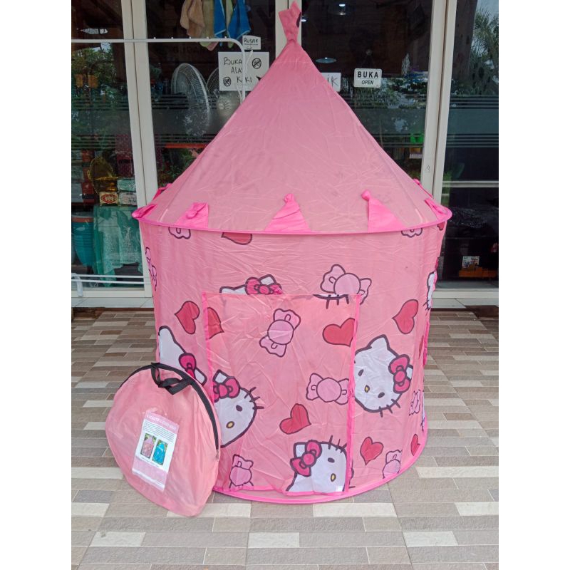 Tenda anak castle tenda kerucut tenda kemah