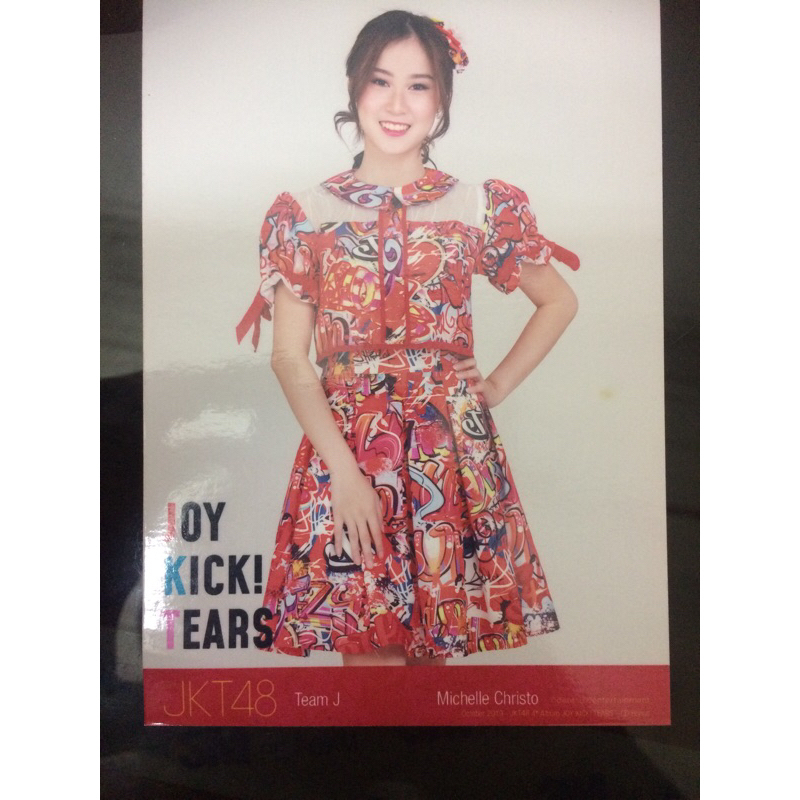 photopack pp michelle christo ex member jkt48  team j album joy kick tears limited edition