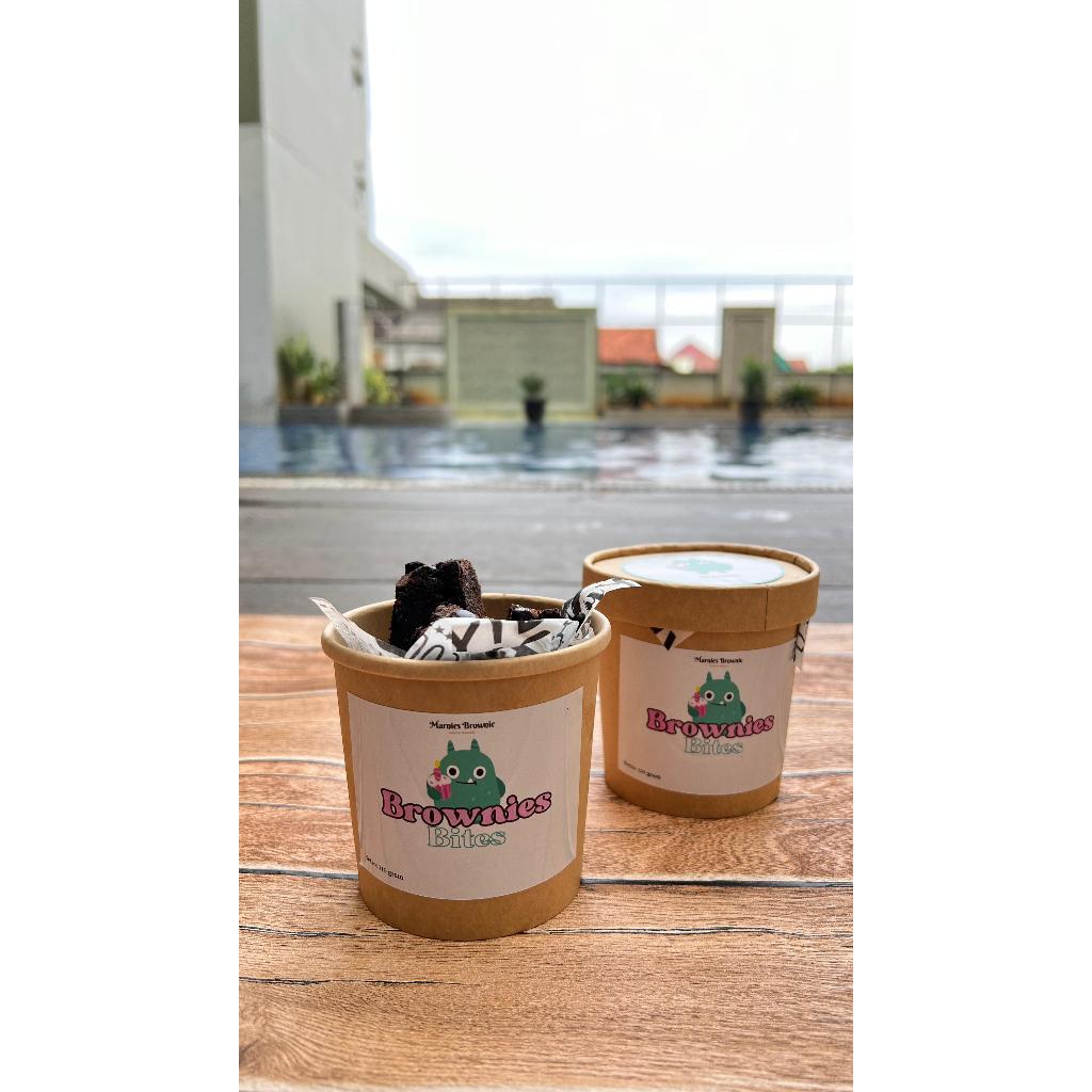 

Brownies Bites Cup Fudgy Brownies Chocochip Brownies Keju Brownies Almond Mini Bownies