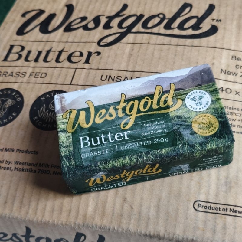 

Butter Westgold unsalted kemasan 250gr