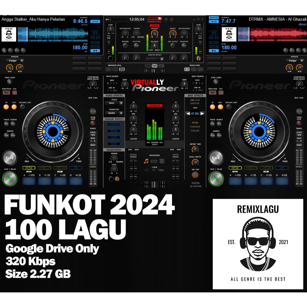 DJ FUNKOT 2024 - 100 Lagu