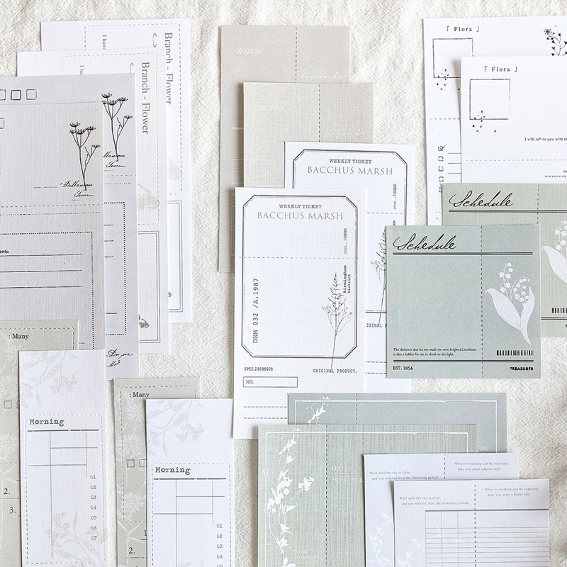 

RB (2DB) paper art deco decor background basic memo kotak dot journaling