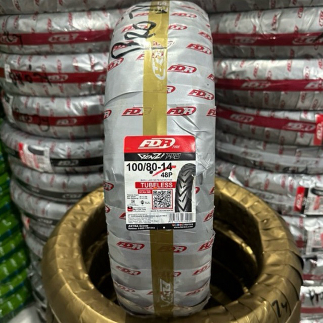 Ban FDR 100/80-14 Genzi/GenziPro Tubeless