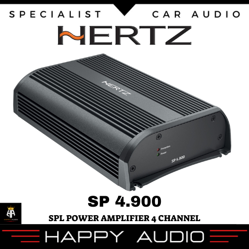 Power Amplifier 4 Channel HERTZ SP 4.900 SPL Show Series Class D 160 watts RMS x 4 Original