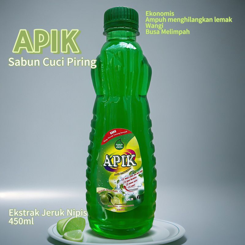 Sabun cuci piring Apik sunlight 450ml