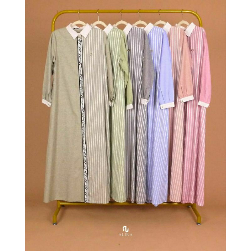 dress atau gamis alira branded (gal.air)
