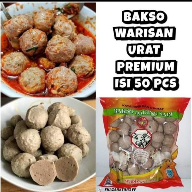 

BAKSO URAT WARISAN 319 ISI 50