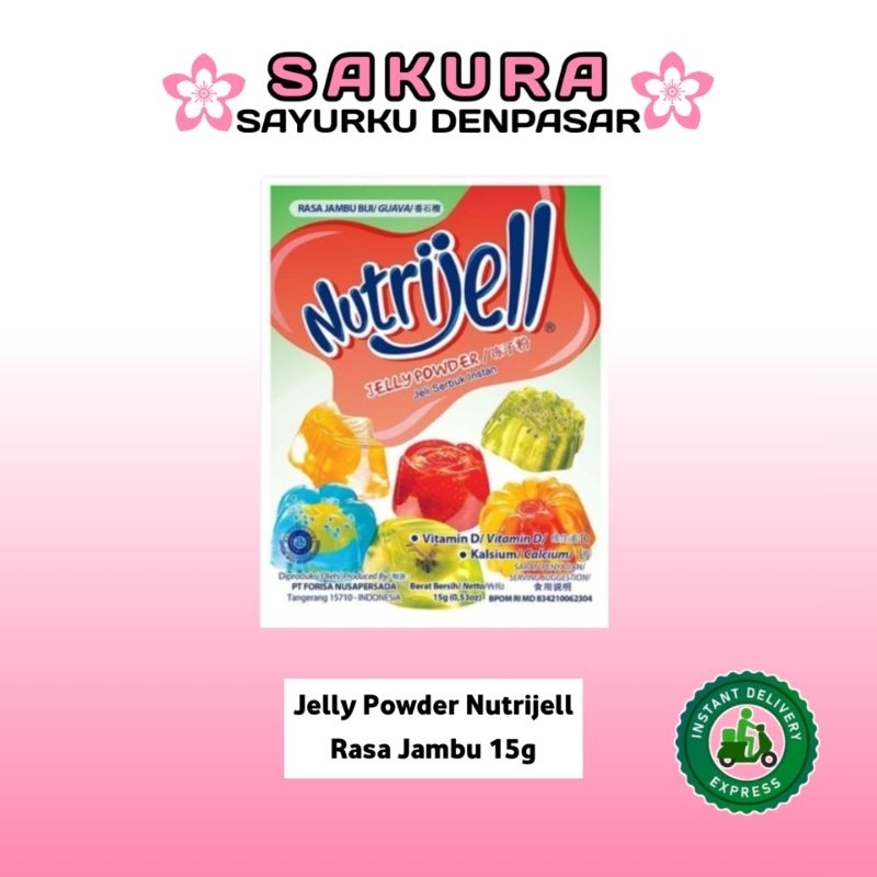 

Jelly Powder Nutrijell Rasa Jambu Biji 15g - SAKURA