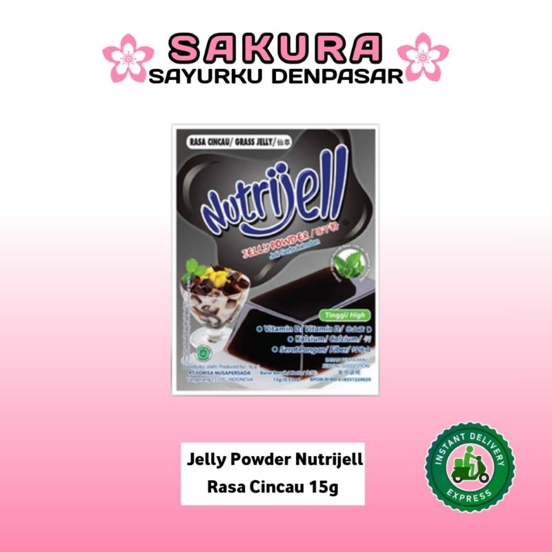 

Jelly Powder Nutrijell Rasa Cincau 15g - SAKURA