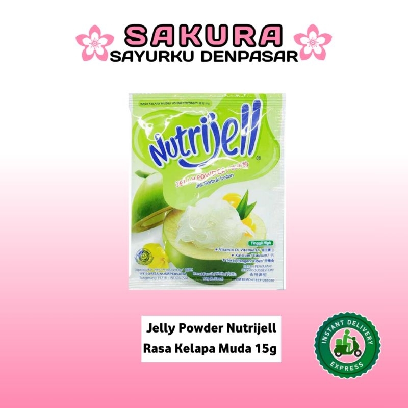 

Jelly Powder Nutrijell Rasa Kelapa Muda 15g - SAKURA