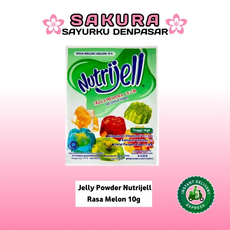 

Jelly Powder Nutrijell Rasa Melon 10g - SAKURA