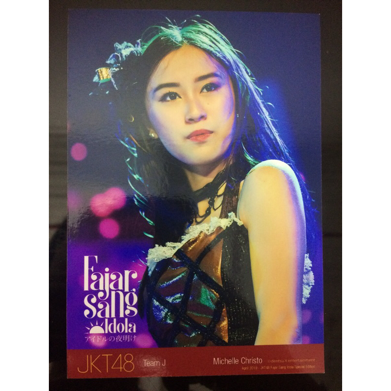 photopack pp michelle christo ex member jkt48 sang fajar idola special edition