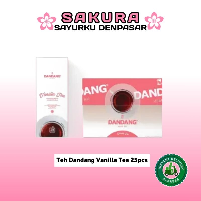 

Teh Celup Cap Dandang Vanilla Tea isi 25 kantong - SAKURA