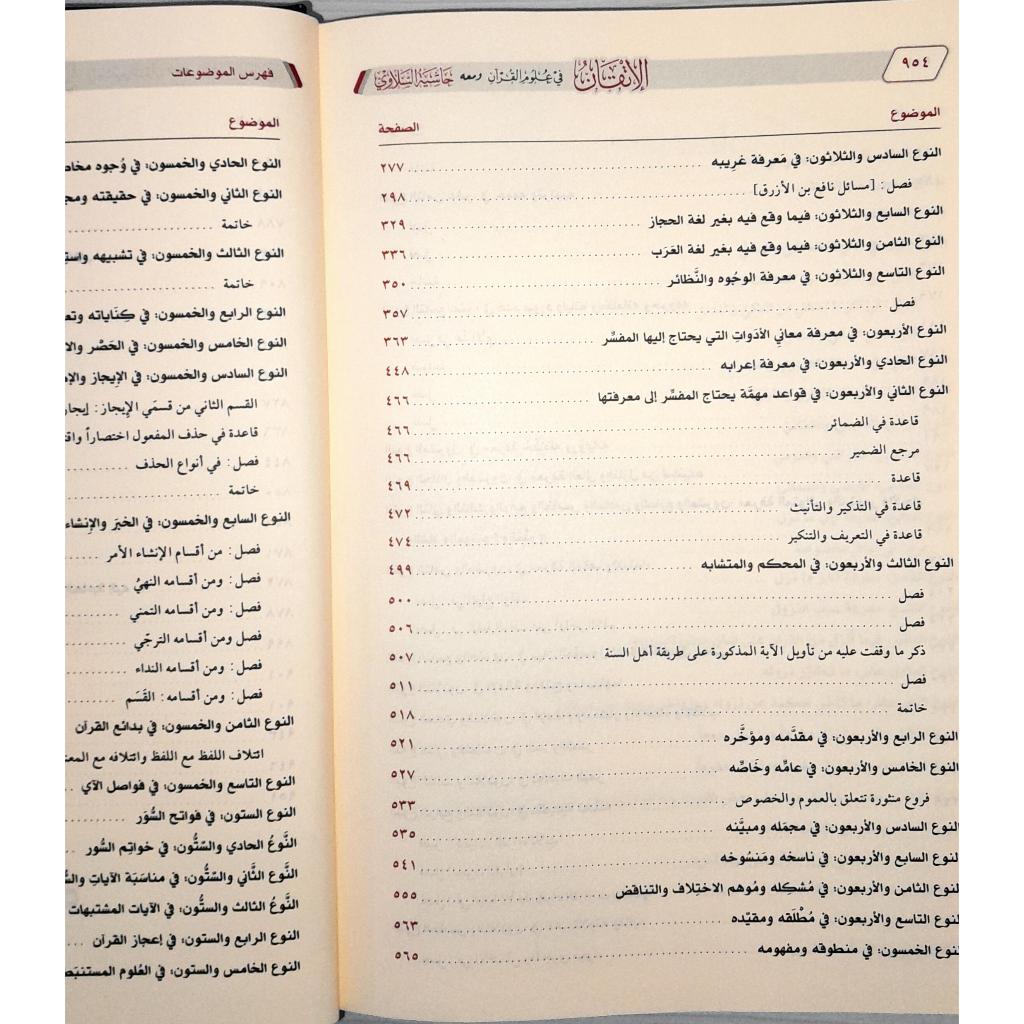 Jual Kitab Al Itqan Ulumil Quran | Al Itqon fi Ulumil Quran wa Maah Hasyiyah As Salawi | الاتقان في علوم القرآن ومعه حاشية السلاوي/فني Impor Original di Toko Kitab Alresalah