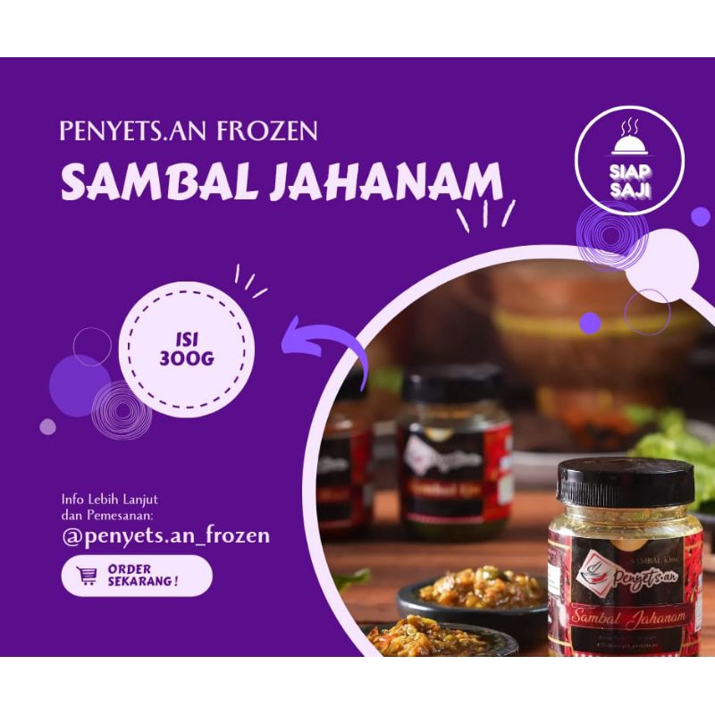 

Sambal Jahanam Botol Khas Penyets.an