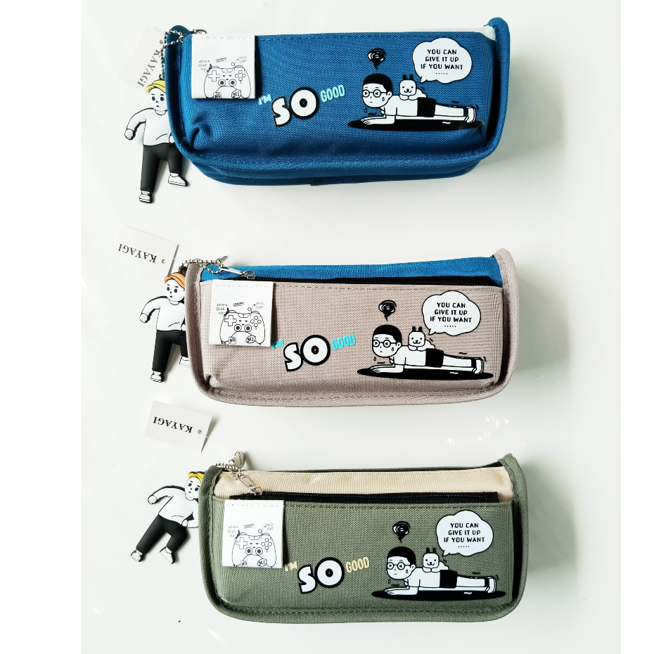 

Tempat Pensil Kain Ritsleting KAYAGI KY-7538/Kotak Pensil KAYAGI/Tempat Pensil Kain Kayagi