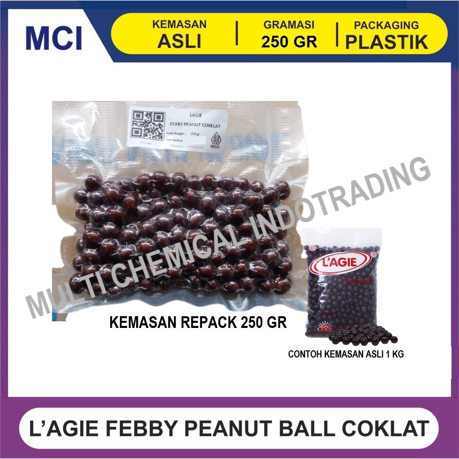 

(KEMASAN VAKUM) LAGIE FEBBY PEANUT COKELAT - REPACK 250 GR