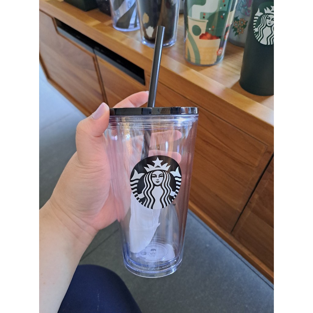 Tumbler Starbucks Double Wall Black Siren Core Grande 16oz-473ml (sb_62)