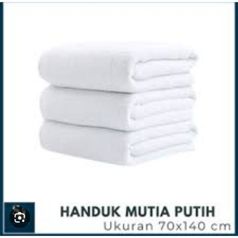 HANDUK MUTIA PUTIH JUMBO,HANDUK HOTEL