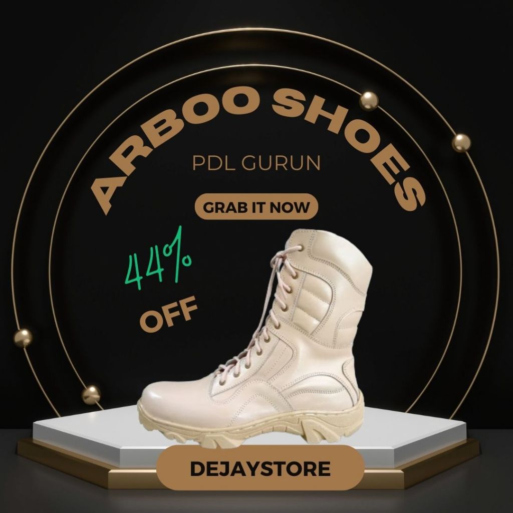 Sepatu pdl krem gurun safety delta sepatu tni polri damkar satpol pp caraba gurun pns outdoor real s